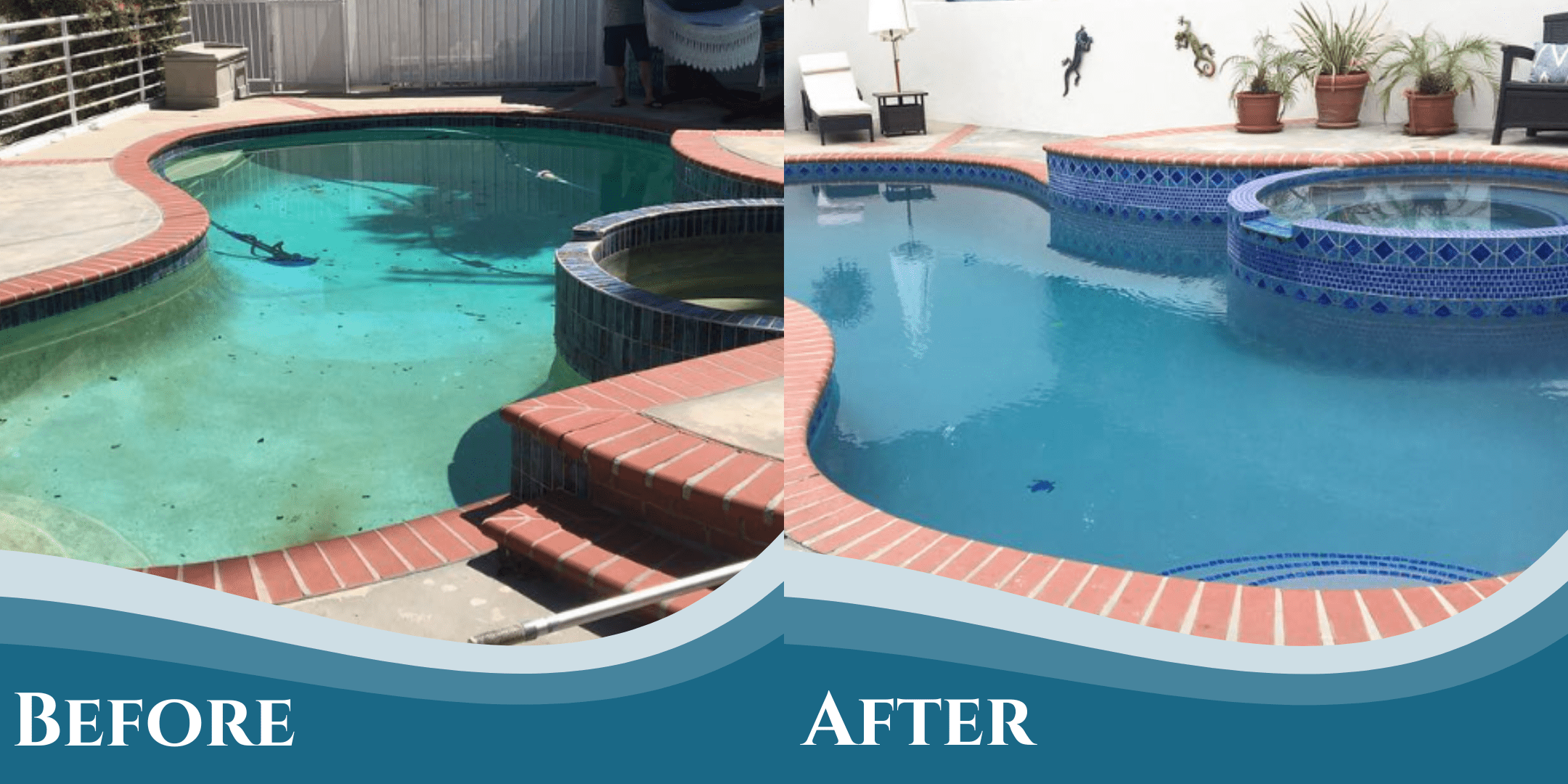 Before and After Pool Image